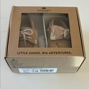 Sperry baby Brown Moccasins size 2